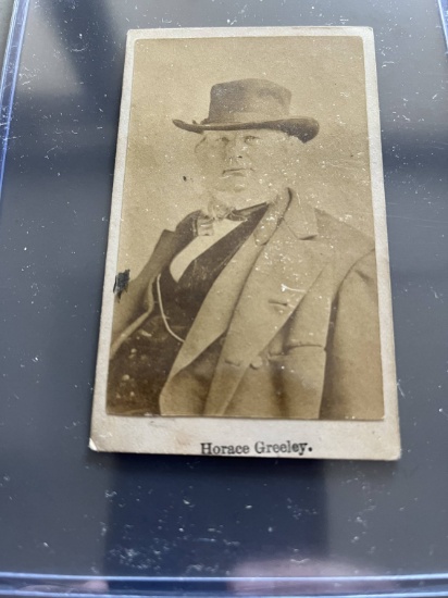 1860's CdV Photo of Horace Greeley
