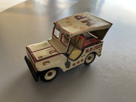 1950's Toy MP Jeep - Tin Litho