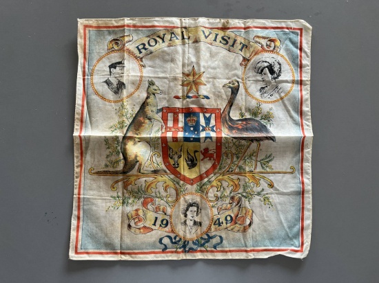 1949 Royal Visit Souvenir Hankie