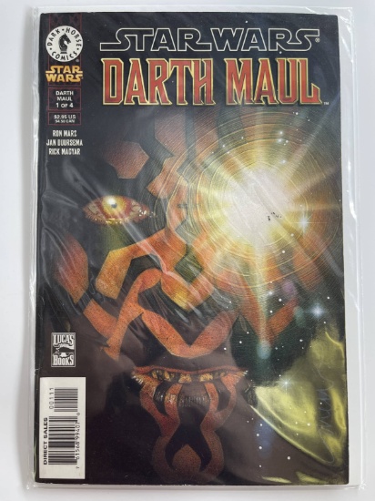Star Wares DARTH MAUL Comic #1 Dark Horse Key First solo title series featuring Darth Maul
