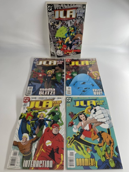 JLA Year One #1-5 Features the FIRST FIVE ISSUES Includes Key First Issue