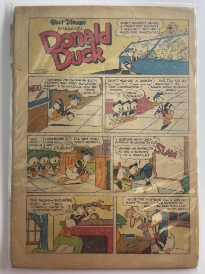 Walt Disney Comics and Stories #87 No Cover Dell 1947 Golden Age Comics 10 Cents CARL BARKS