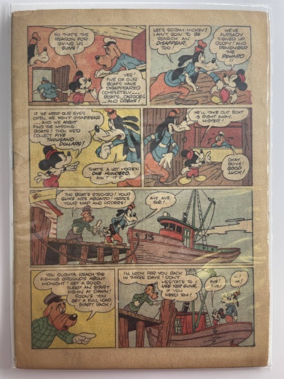 Four Color Comics #141 No Cover Dell Incomplete 1947 Golden Age Mickey Mouse and the Submarine Pirat