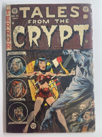 Tales From The Crypt Comic #41 ORIGINAL EC 1954 Golden KEY Age Pre-Code Comic 10 Cents Horror