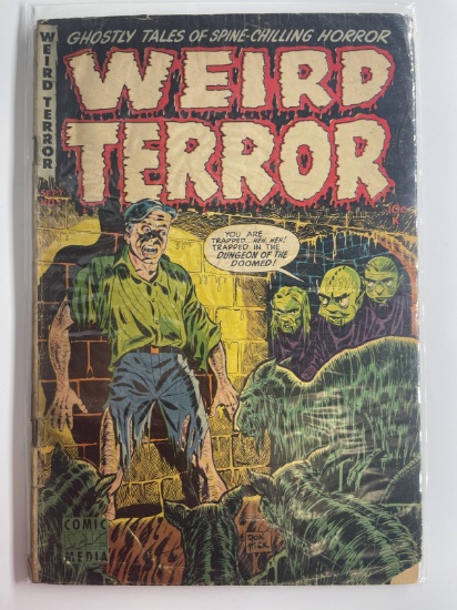 Weird Terror Comic #1 KEY First issue 1952 Golden Age Pre-Code Horror RARE Don Heck Cover