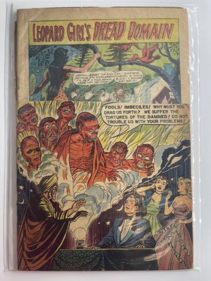 The Beyond Comic #10 Golden Age 1952 Quarter Cut Cover Pre-Code Horror Comic