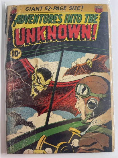 Adventures Into the Unknown Comic #31 Golden Age Pre-Code ACG 1952 Horror 10 Cent