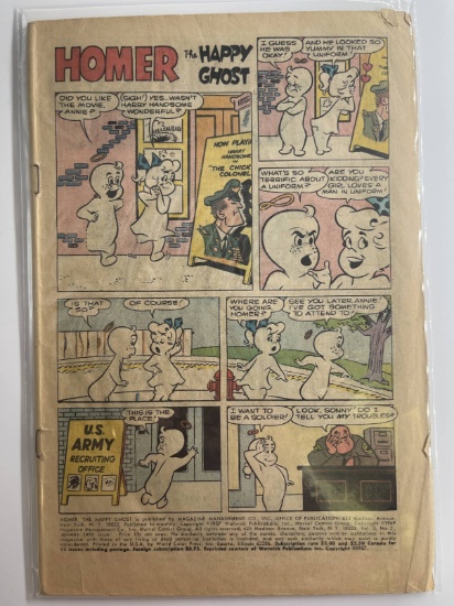 Marvels Homer the Happy Ghost Comic #2 Stan Lee & Dan DeCarlo BEFORE They Were Big Names 1955