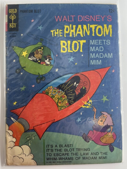 Walt Disneys The Phantom Blot Comic #4 Gold Key 12 Cents Silver Age Cartoon Comic 1966