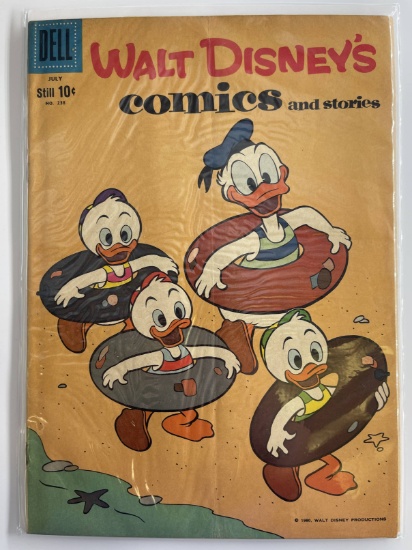 Walt Disneys Comics and Stories #238 DELL 1960 Silver Age Donald Duck 15 Cent Carl Barks