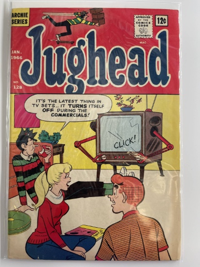JUGHEAD Comic #128 Archie Series 1966 Silver Age