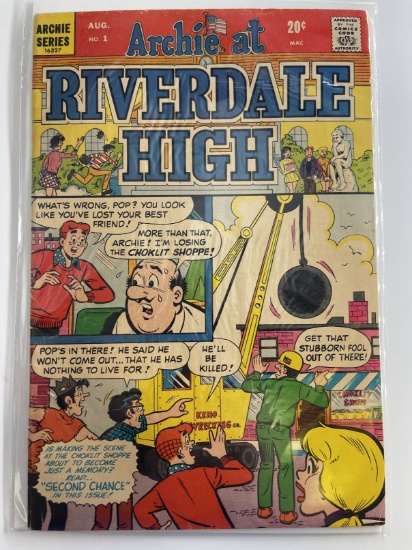 Archie at Riverdale High Comic #1 KEY FIRST ISSUE 20 Cents Archie Series Bronze Age 1972