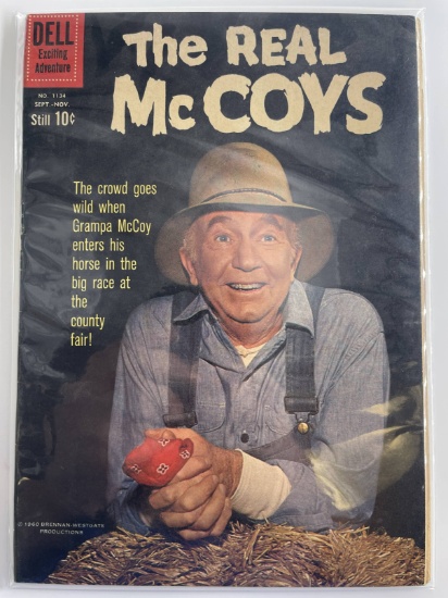 The Real McCoys Four Color #1134 DELL 1960 Silver Age TV Show Comic Walter Brennan Cover