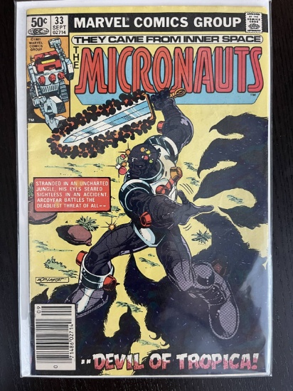 Micronauts Comic #33 Marvel 1981 Bronze Age Key 1st Appearance of Devil, An Alien