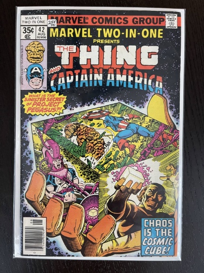 Marvel Two-In-One Comic #42 Bronze Age 1978 Key 1st Mention Project PEGASUS