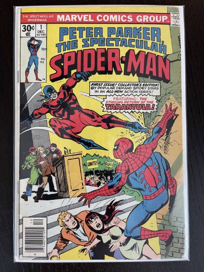Spectacular Spider-Man Comic #1 Marvel 1976 Bronze Age Key First Issue