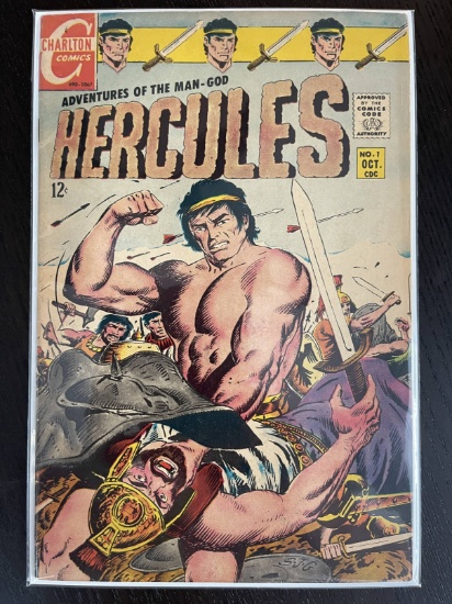 Hercules Comic #1 Charlton Comic 1967 Silver Age Key First Issue 12 Cents