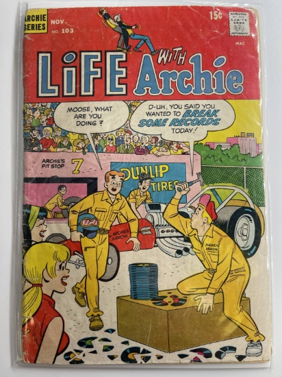 Life With Archie Comic #103 Archie Series 1970 Bronze Age Dan DeCarlo 15 Cents