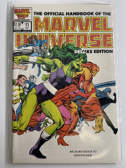 Official Handbook of the Marvel Universe #11 Deluxe Edition 1986 Copper Age She-Hulk