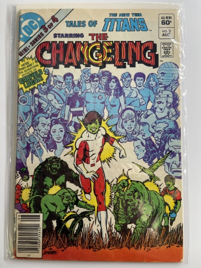 Tales of the New Teen Titans #3 Changeling 1982 Bronze Age KEY ORIGIN DC Comics