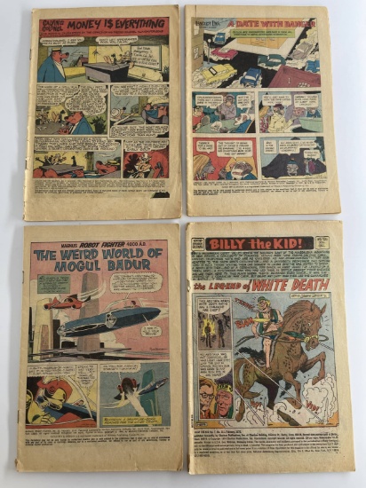 4 Hard to Find Coverless Comics Billy The Kid 111 Lancelot Link 3 Magnus Robot Fighter 30 and more