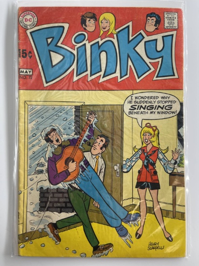 Binky Comic #72 DC Comics 1970 KEY 1st Issue After Name Change Bronze Age 15 Cents