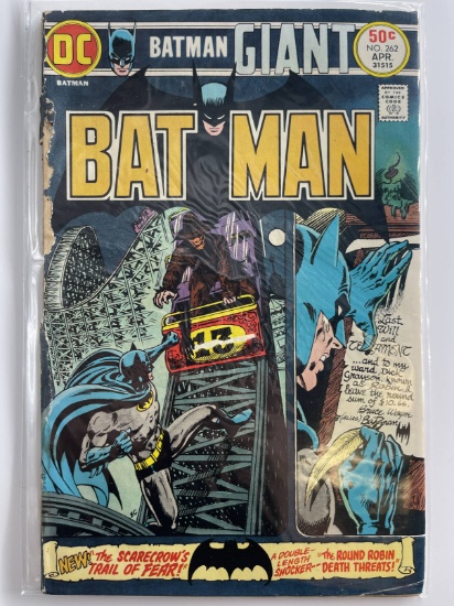 Batman Comic #262 GIANT DC 1975 Bronze Age 50 Cents SCARECROW COVER