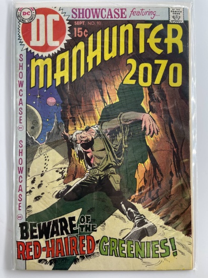 DC Showcase Comic #93 Manhunter 2070 DC 1970 Bronze Age 15 Cents