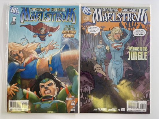 2 Comics DC Superman Supergirl MAELSTROM Comics #1 & #2 Includes Key First issue