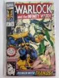 Warlock and the Infinity Watch Comic #8 Marvel 1992 Key Thanos Gamora Cover