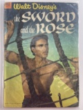 Walt Disneys Sword and the Rose Comic Four Color #505 DELL Golden Age Movie Comic 1953 10 Cents