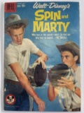 Walt Disneys Spin & Marty Comic #9 DELL 1959 Silver Age TV Show Comic MMC LOGO 10 Cents