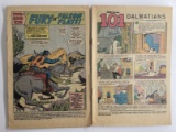 2 Coverless Comics Walt Disney 101 Dalmatians - Two Gun Kid #108 Both From 1978