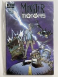 Monster Motors Graphic Novel IDW 2014 Modern Age Dracula & Frankenstein as CARS