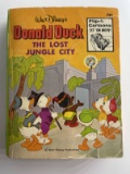 Walt Disneys Donald Duck The Long Jungle City Big Little Book Whitman 1975 Bronze Age 79 Cents