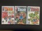 3 Issues The Mighty Thor Comic #357 #370 & #385 Marvel Comics