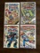 4 Issues of Captain America Comics #398, #399, #401, & #409 Showdown With The Skeleton Crew