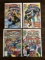 4 Issues of Captain America Comics #410-#413 In Series The Falcon, Shang-Chi and Crossbones