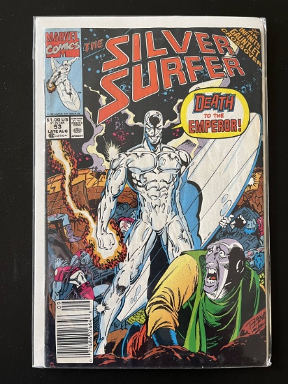 Silver Surfer Comic #53 Marvel Comics KEY 1st Appearance of Ael-Dan 1st Appearance of Dat-Benn