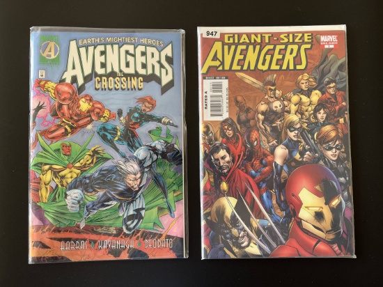 2 First Issues Avengers The Crossing #1 & Giant Size Avengers #1 Marvel Comics