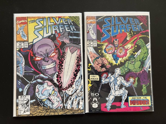2 Issues Silver Surfer Comic #58 & #59 Marvel Comics