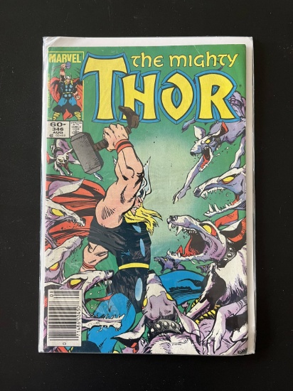The Mighty Thor Comic #346 Marvel Comics KEY 1st Appearance of the Casket of Ancient Winters