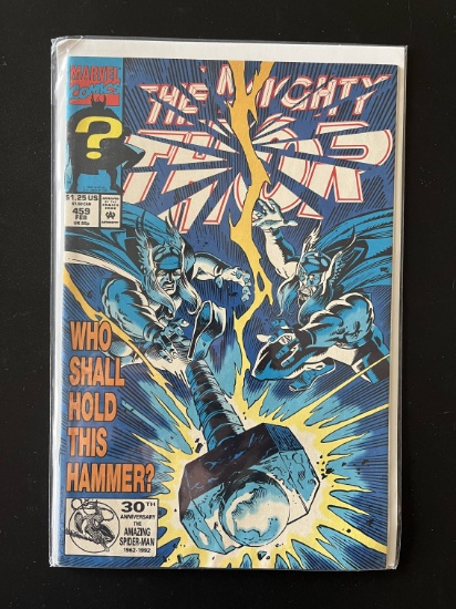The Mighty Thor Comic #459 Marvel Comics KEY Eric Masterson Becomes Thunderstrike