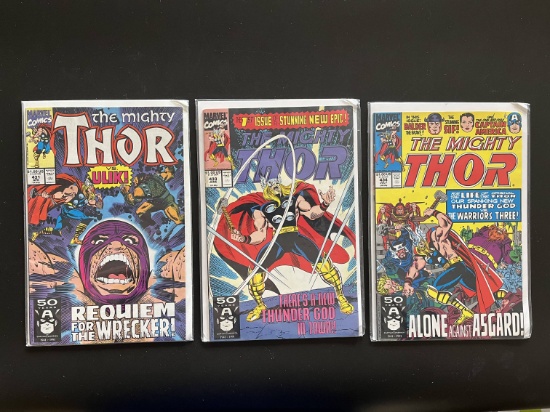 3 Issues The Mighty Thor Comic #431 #433 & #434 Marvel Comics