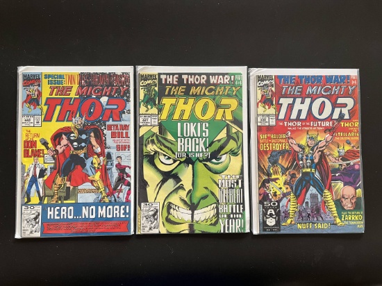 3 Issues The Mighty Thor Comic #438 #441 & #442 Marvel Comics