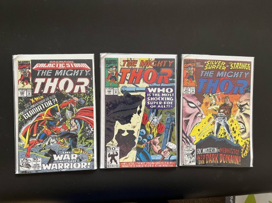 3 Issues The Mighty Thor Comic #443 #444 & #445 Marvel Comics