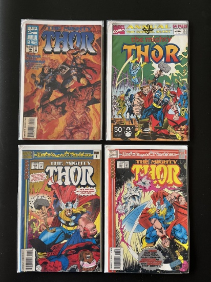 4 Issues The Mighty Thor Comic #468 #469 & Annual #16 & #19 Marvel Comics
