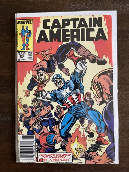 Captain America comic #335 Marvel KEY 1st Appearance of the WATCHDOGS