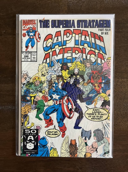 Captain America Comic #390 Marvel KEY First Appearance of Superia