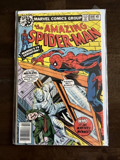Amazing Spider-Man Comic #189 Marvel 1979 Bronze Age Key Only 1 of 3 issues John Byrne Drew for Amaz